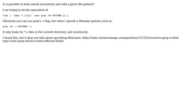 Unix & Linux: Recursive Grep with filename pattern specified (2 Solutions!!) смотреть онлайн