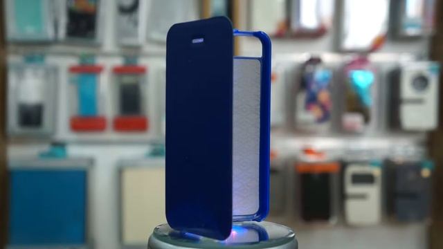 Обзор синего чехла-книжки X-doria Dash Folio Case для Apple iPhone 5/5S смотреть онлайн