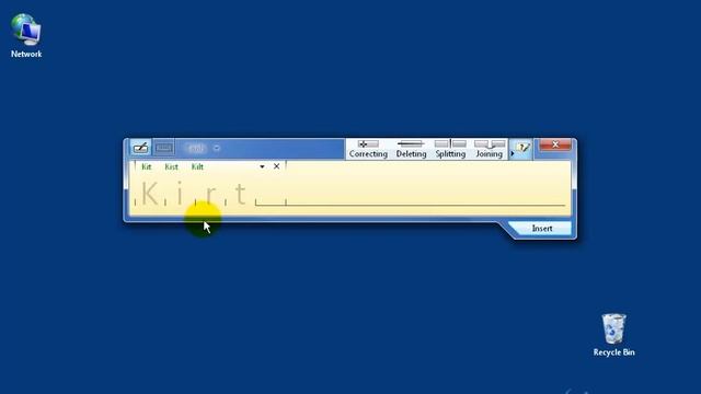 Windows 7: Tablet PC Input Panel смотреть онлайн