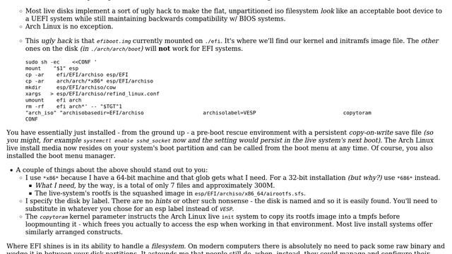 Unix & Linux: Is possible to remote mount an image, that can boot and install itself? смотреть онлайн