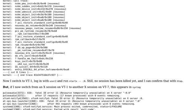 Unix & Linux: Switching to a second X session kills the first (2 Solutions!!) смотреть онлайн