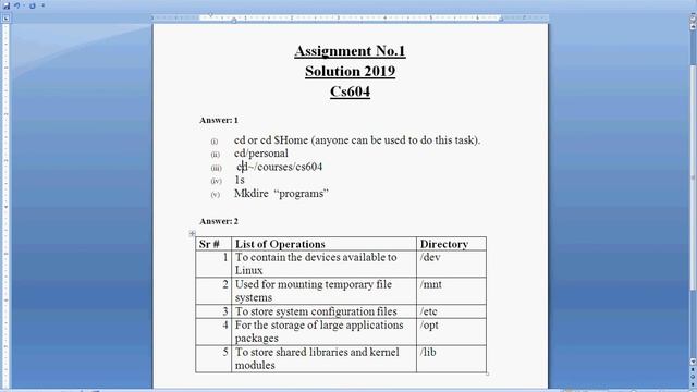Cs604 Assignment No.1 Solution 2019 смотреть онлайн