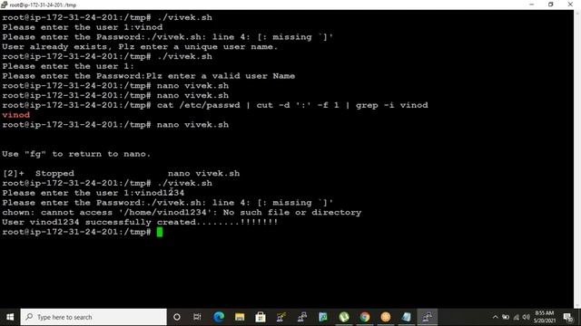 Compare Numbers and Loops Concept in Linux Shell Script смотреть онлайн