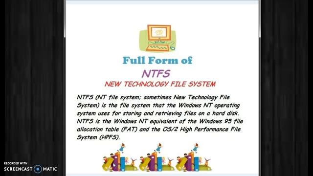 Full Form NTFS || What is NTFS || Diff Fat and NTFS || смотреть онлайн