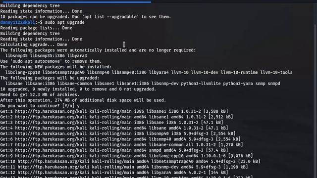 UPDATE AND UPGRADE YOUR KALI LINUX WITH JUST TWO COMMANDS смотреть онлайн