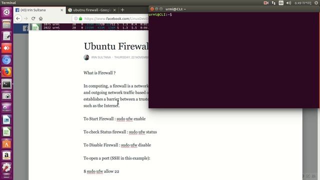 Setup UFW - Uncomplicated Firewall смотреть онлайн