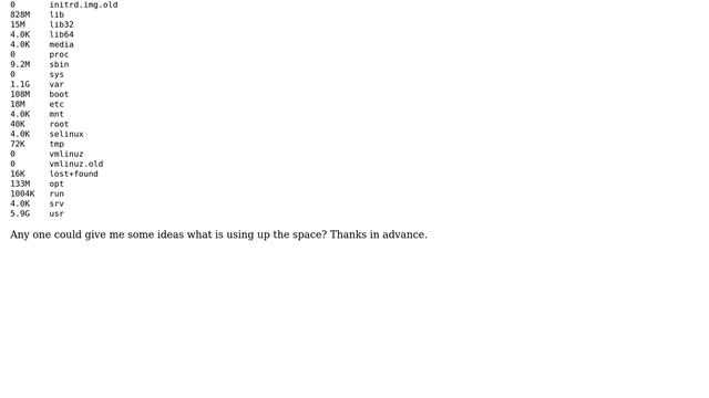 Ubuntu report wrong disk usage on / смотреть онлайн