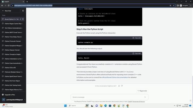 Using boost python with C in Linux смотреть онлайн