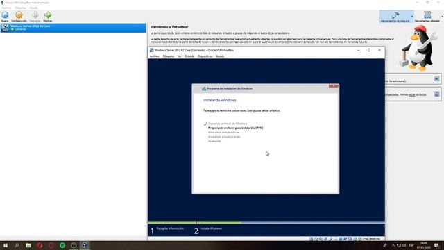 Instalacion De Windows Server 2012 R2 Core