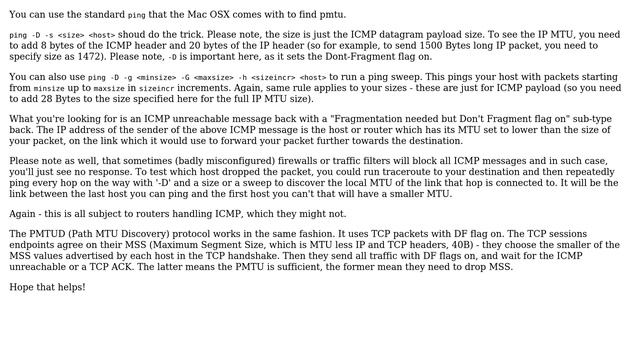 Apple: Is there an equivalent utility to Linux's tracepath for OS X? (3 Solutions!!) смотреть онлайн