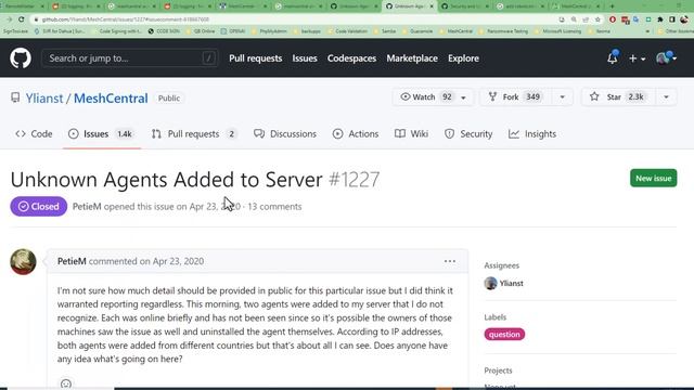 MeshCentral Random Hosts / Machines Appearing смотреть онлайн