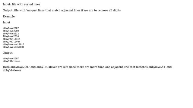 Unix & Linux: Remove adjacent lines that match pattern (2 Solutions!!) смотреть онлайн