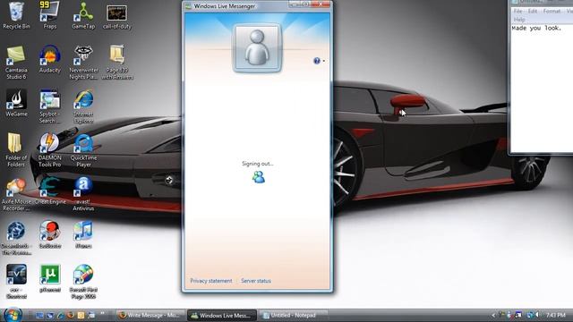 How to sign out of Windows Live Messenger (For Dummies) смотреть онлайн