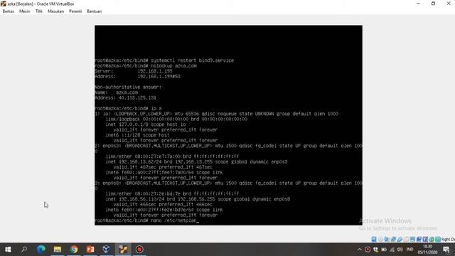 SETTING DNS SERVER DI LINUX DENGAN UBUNTU SERVER 20.04 смотреть онлайн