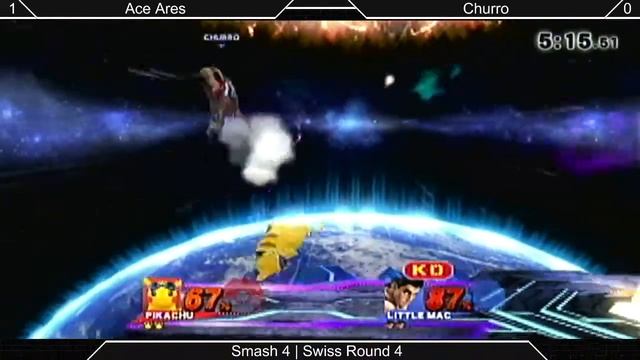 [Sm4sh|05-09-15] Swiss R4: Ace Ares (Pikachu, Mario) VS Churro (Mario, Little Mac, Falco) смотреть онлайн