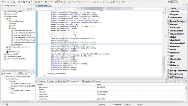 JavaFacePanelComponet V1.0 desarrollado en java смотреть онлайн