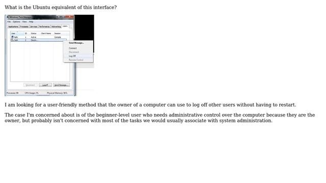 Ubuntu: What is a user-friendly way to log off other users? (2 Solutions!!) смотреть онлайн