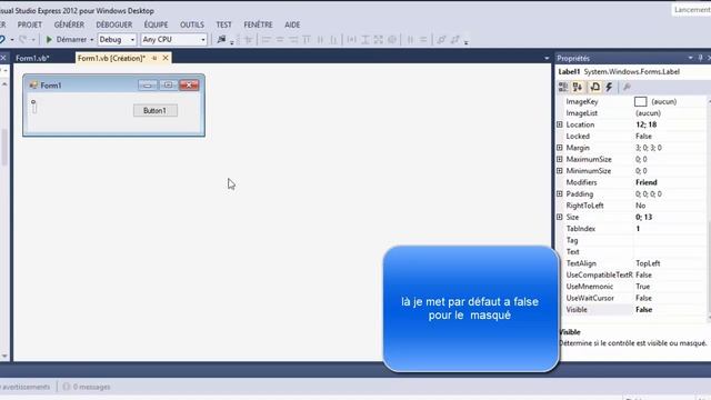 comment utilisé "label" et "quitter application créant un bouton" en vb смотреть онлайн