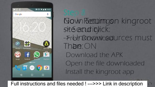 How to Root Nexus 5 in 5 minutes without a PC [Safe & No Loss Data] - Easy root! смотреть онлайн