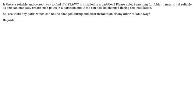 Unix & Linux: Reliable way to find correct installed Windows OS in a Partition? смотреть онлайн