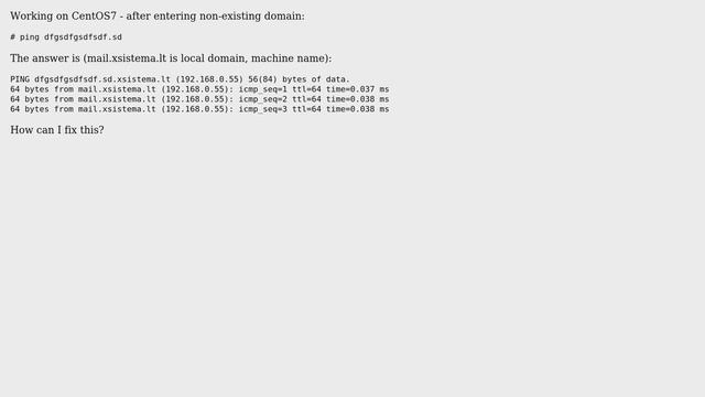 Unix & Linux: ping always suceeds - even on non-existing domains смотреть онлайн