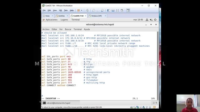 SERVIDOR PROXY SQUID | Centos 7 смотреть онлайн