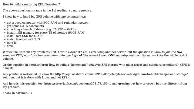 DevOps & SysAdmins: Building one big filesystem with JBOD and ZFS (2 Solutions!!) смотреть онлайн