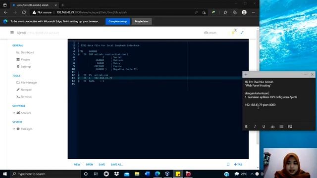 Web Panel Hosting Dengan Domain Pribadi (Ajenti) смотреть онлайн