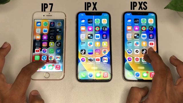 iPhone Xs vs iPhone X vs iPhone 7 SpeedTest - Complete review смотреть онлайн