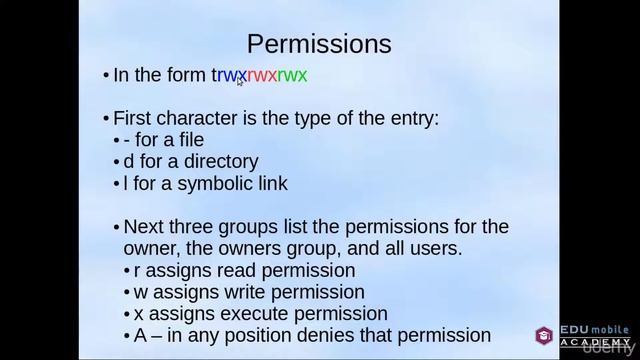Learn Linux Network - File Permissions смотреть онлайн