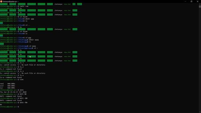 Linux Basic Commands