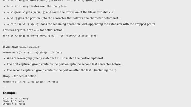 Unix & Linux: How to delete one character/letter from file name? (2 Solutions!!) смотреть онлайн