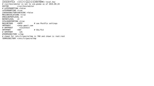 Unix & Linux: Place tripwire's config files, keys and database on ext. media? смотреть онлайн