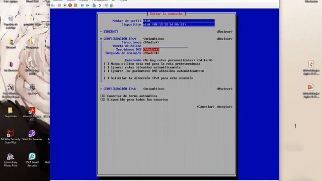 Configuración de Interfaz de Red en centos 7 смотреть онлайн