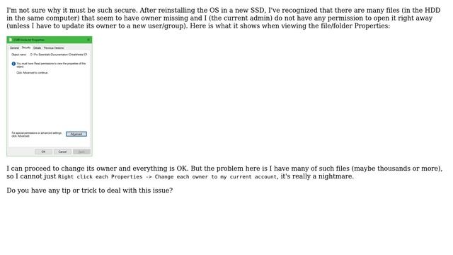 Unix & Linux: How to fix a security issue raised after reinstalling OS in one new drive? смотреть онлайн