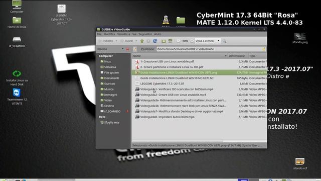REMIX CyberMint 17.3 64Bit MATE Distribution смотреть онлайн