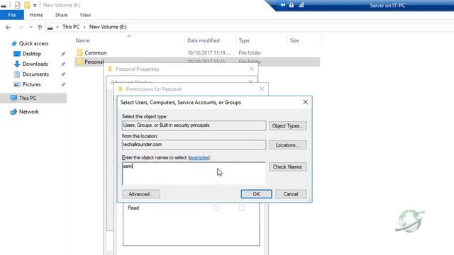 Share and NTFS Permissions in Server 2016 смотреть онлайн
