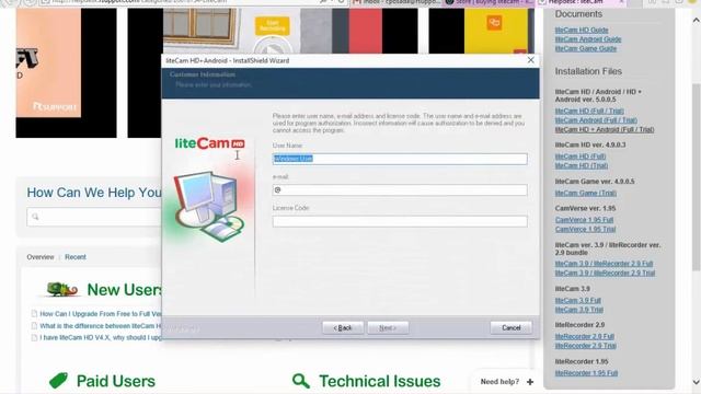 Getting Started with liteCam HD+Android смотреть онлайн