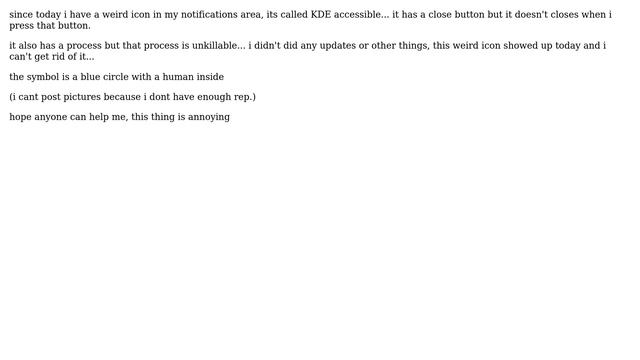 Ubuntu: KDE Accessible always open and unclosable смотреть онлайн