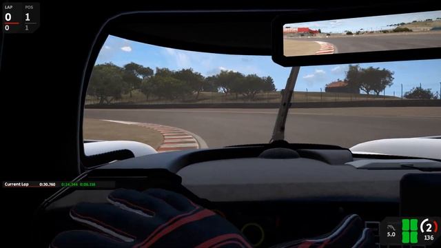Automobilista 2: Cadillac DPi-V.R - Laguna Seca hotlap (G29) смотреть онлайн