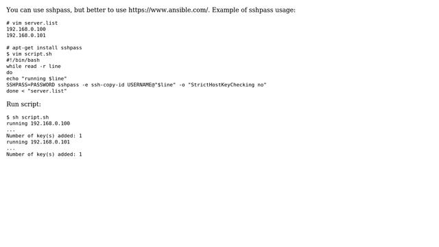 SSH to multiple servers with username and password (2 Solutions!!) смотреть онлайн
