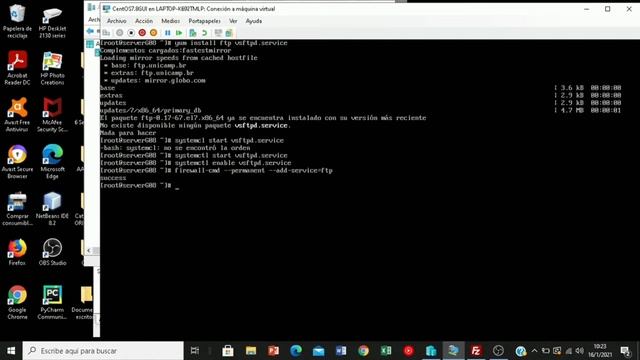 Sistemas Operativos Configuración FTP y DNS en CentOS 7 8 смотреть онлайн