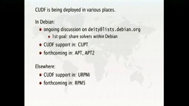 Cross-distro dependency resolution: reusing solvers among distros смотреть онлайн