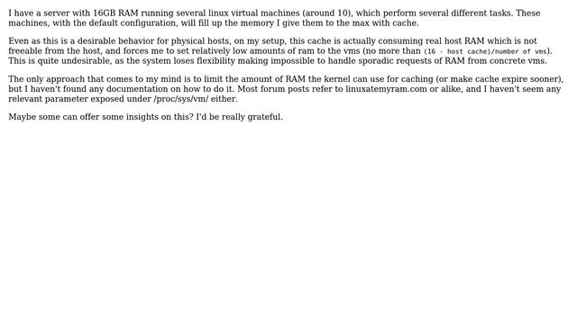 DevOps & SysAdmins: Limit linux file cache memory usage (to avoid hypervisor memory exhaustion) смотреть онлайн