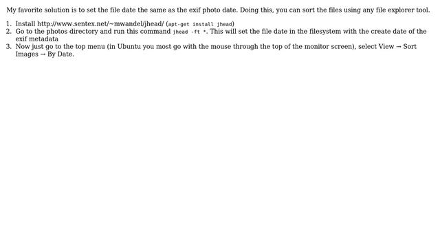 Ubuntu: How to organize/sort images by EXIF image data? (4 Solutions!!) смотреть онлайн