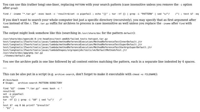 Search for a file inside all of tar.gz смотреть онлайн