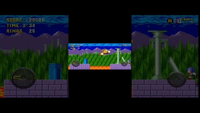 Playing Sonic 1 Forever on Android смотреть онлайн