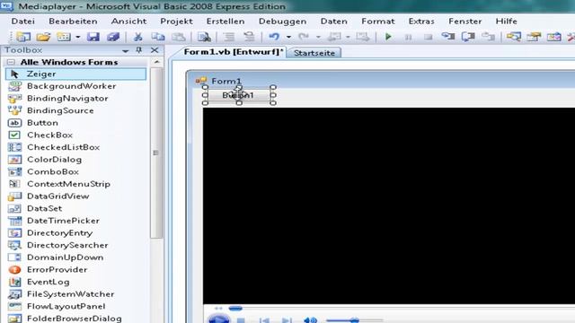Visual Basic 08 How to make a Mediaplayer German Voice Tutorial смотреть онлайн