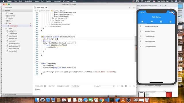 flutter tutorial - 005: working with listview.builder and routing (persian) смотреть онлайн