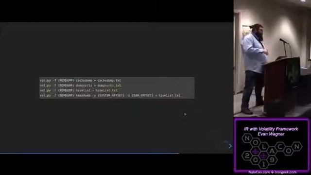 NolaCon 2019 IR with Volatility Framework Evan Wagner смотреть онлайн